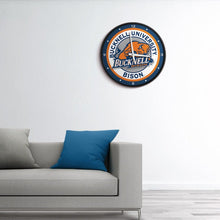 Load image into Gallery viewer, Bucknell Bisons: Modern Disc Wall Clock - The Fan-Brand