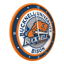 Load image into Gallery viewer, Bucknell Bisons: Modern Disc Wall Clock - The Fan-Brand
