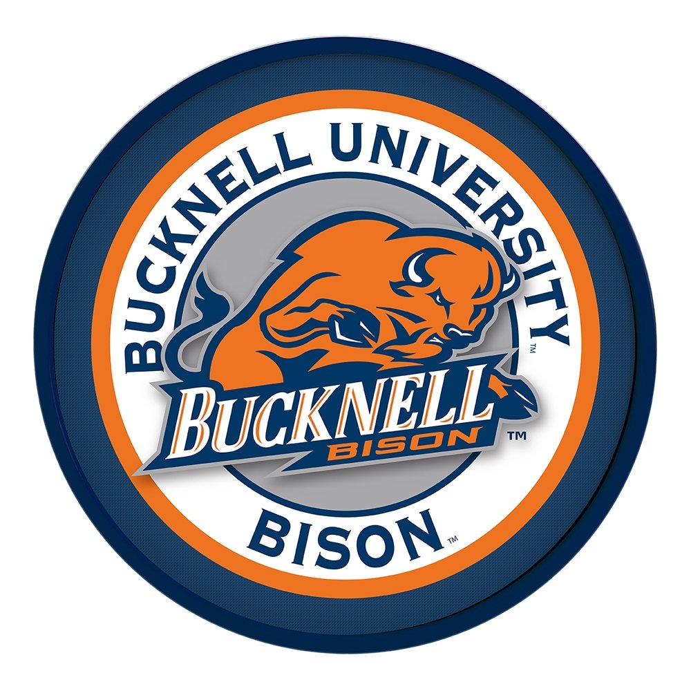 Bucknell Bisons: Modern Disc Wall Sign - The Fan-Brand