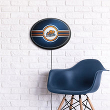 Load image into Gallery viewer, Bucknell Bisons: Oval Slimline Lighted Wall Sign - The Fan-Brand