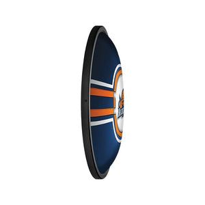 Bucknell Bisons: Oval Slimline Lighted Wall Sign - The Fan-Brand