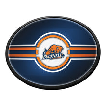 Load image into Gallery viewer, Bucknell Bisons: Oval Slimline Lighted Wall Sign - The Fan-Brand