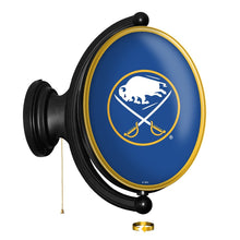 Load image into Gallery viewer, Buffalo Sabres: Original Oval Rotating Lighted Wall Sign - The Fan-Brand