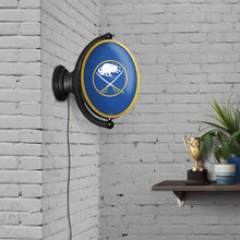 Load image into Gallery viewer, Buffalo Sabres: Original Oval Rotating Lighted Wall Sign - The Fan-Brand