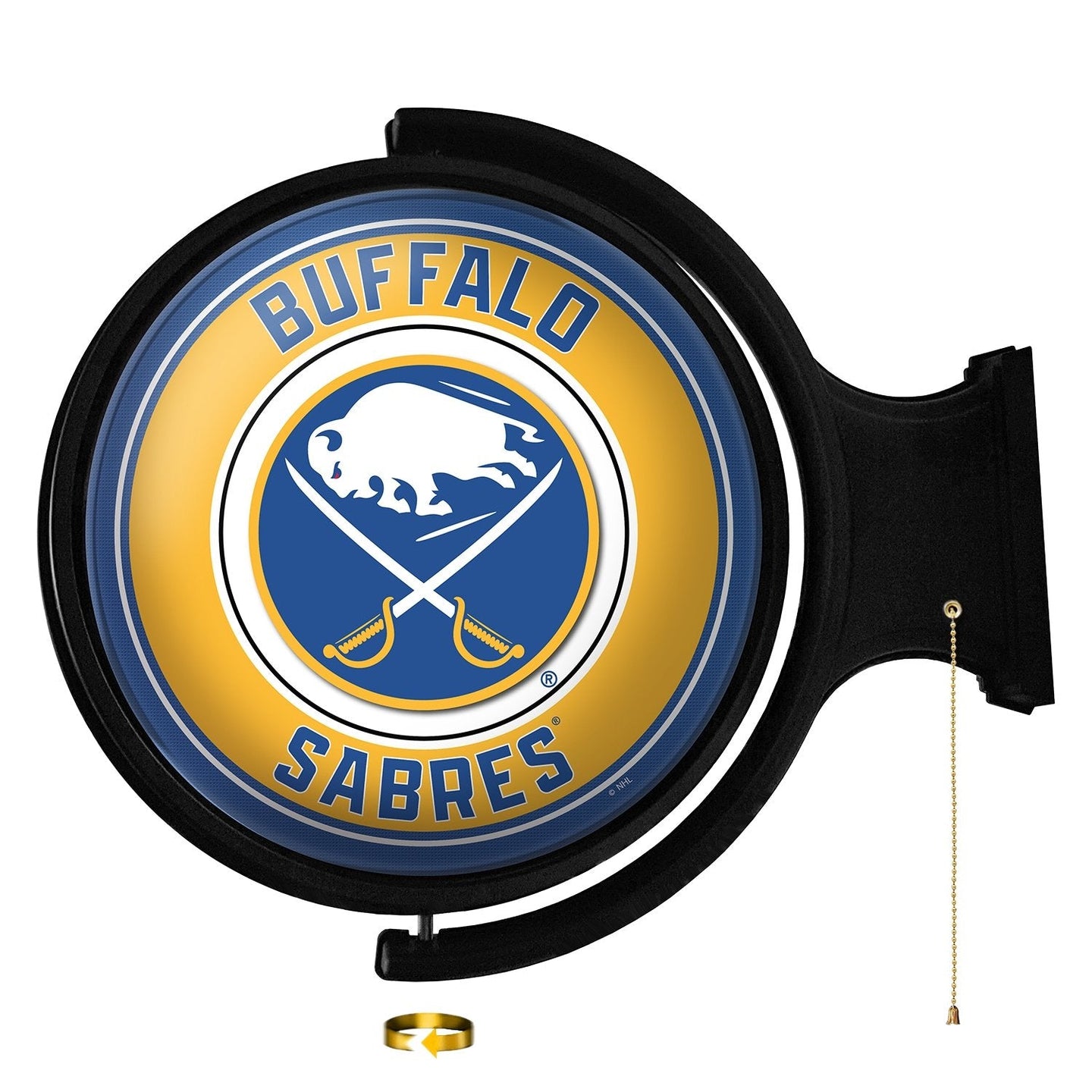 Buffalo Sabres: Original Round Rotating Lighted Wall Sign - The Fan-Brand