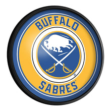 Load image into Gallery viewer, Buffalo Sabres: Round Slimline Lighted Wall Sign - The Fan-Brand