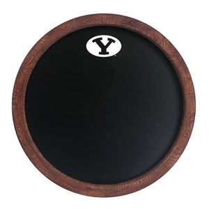 BYU Cougars: Chalkboard "Faux" Barrel Top Sign - The Fan-Brand