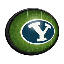 Load image into Gallery viewer, BYU Cougars: On the 50 - Oval Slimline Lighted Wall Sign - The Fan-Brand