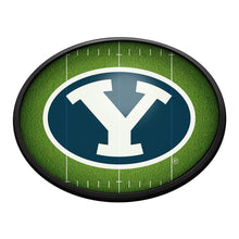 Load image into Gallery viewer, BYU Cougars: On the 50 - Oval Slimline Lighted Wall Sign - The Fan-Brand