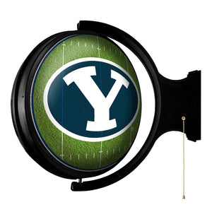 BYU Cougars: On the 50 - Rotating Lighted Wall Sign - The Fan-Brand