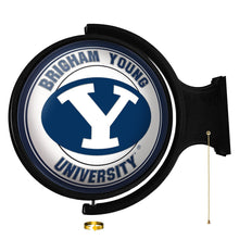 Load image into Gallery viewer, BYU Cougars: Original Round Rotating Lighted Wall Sign - The Fan-Brand