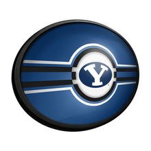 Load image into Gallery viewer, BYU Cougars: Oval Slimline Lighted Wall Sign - The Fan-Brand