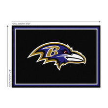 Load image into Gallery viewer, Baltimore Ravens 3x4 Area Rug