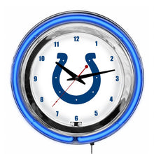 Load image into Gallery viewer, Indianapolis Colts 14&quot; Neon Clock