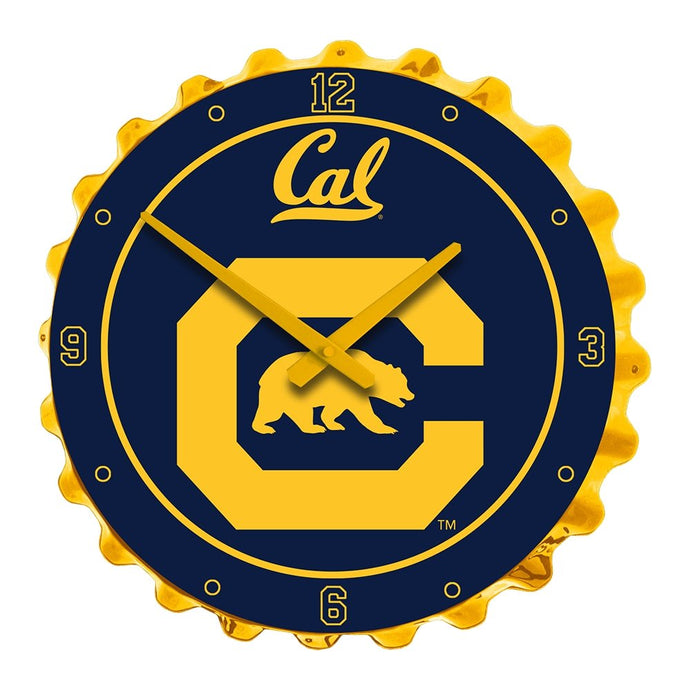 Cal Bears: Block C - Bottle Cap Wall Clock - The Fan-Brand