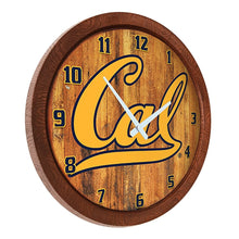 Load image into Gallery viewer, Cal Bears: &quot;Faux&quot; Barrel Top Wall Clock - The Fan-Brand