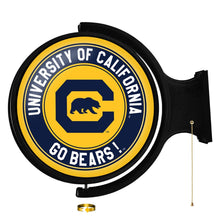 Load image into Gallery viewer, Cal Bears: Go Bears! - Original Round Rotating Lighted Wall Sign - The Fan-Brand