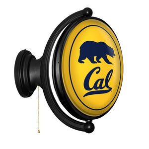 Cal Bears: Original Oval Rotating Lighted Wall Sign - The Fan-Brand