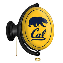 Load image into Gallery viewer, Cal Bears: Original Oval Rotating Lighted Wall Sign - The Fan-Brand