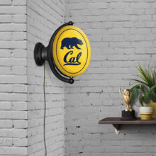 Load image into Gallery viewer, Cal Bears: Original Oval Rotating Lighted Wall Sign - The Fan-Brand