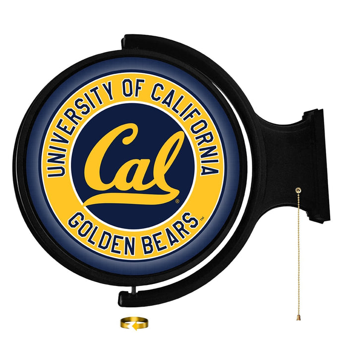 Cal Bears: Original Round Rotating Lighted Wall Sign - The Fan-Brand