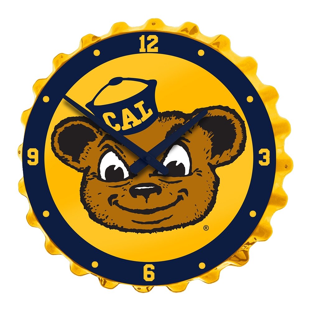 Cal Bears: Oski - Bottle Cap Wall Clock - The Fan-Brand