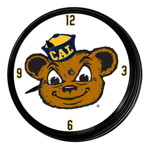 Cal Bears: Oski - Retro Lighted Wall Clock - The Fan-Brand