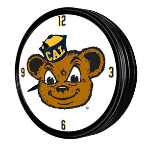 Cal Bears: Oski - Retro Lighted Wall Clock - The Fan-Brand