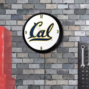 Cal Bears: Retro Lighted Wall Clock - The Fan-Brand