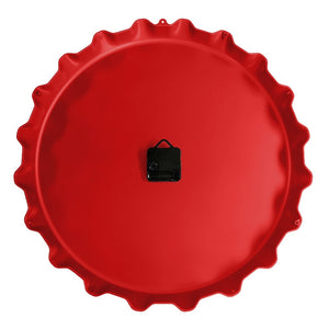 Calgary Flames: Bottle Cap Wall Clock - The Fan-Brand