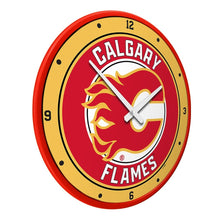 Load image into Gallery viewer, Calgary Flames: Modern Disc Wall Clock - The Fan-Brand
