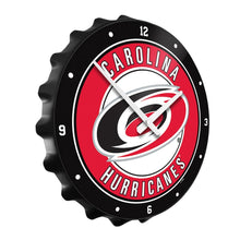 Load image into Gallery viewer, Carolina Hurricanes: Bottle Cap Wall Clock - The Fan-Brand