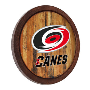 Carolina Hurricanes: "Faux" Barrel Top Sign - The Fan-Brand