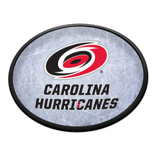 Load image into Gallery viewer, Carolina Hurricanes: Ice Rink - Oval Slimline Lighted Wall Sign - The Fan-Brand