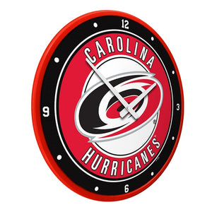 Carolina Hurricanes: Modern Disc Wall Clock - The Fan-Brand