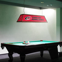 Load image into Gallery viewer, Carolina Hurricanes: Premium Wood Pool Table Light - The Fan-Brand