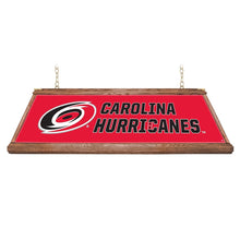 Load image into Gallery viewer, Carolina Hurricanes: Premium Wood Pool Table Light - The Fan-Brand