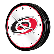 Load image into Gallery viewer, Carolina Hurricanes: Retro Lighted Wall Clock - The Fan-Brand
