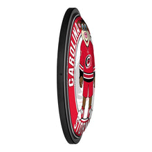 Load image into Gallery viewer, Carolina Hurricanes: Stormy - Round Slimline Lighted Wall Sign - The Fan-Brand