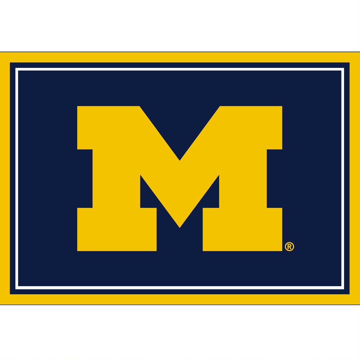 Michigan Wolverines 3x4 Area Rug