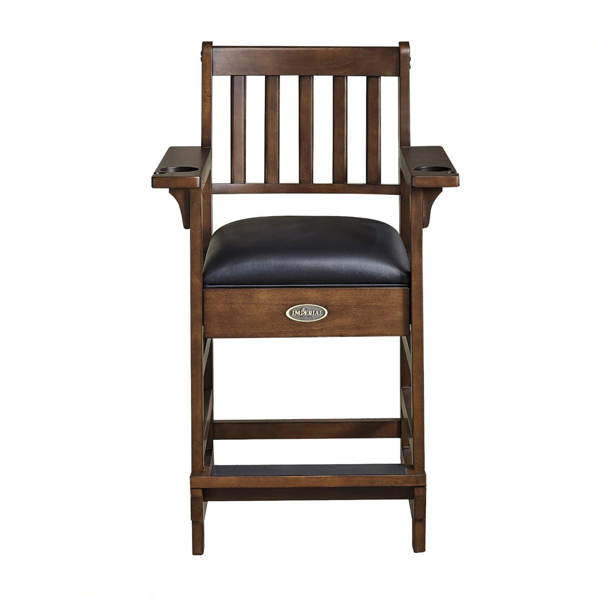 Imperial Premium Spectator Chair with Drawer, Whiskey