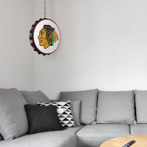 Chicago Blackhawks: Bottle Cap Dangler - The Fan-Brand