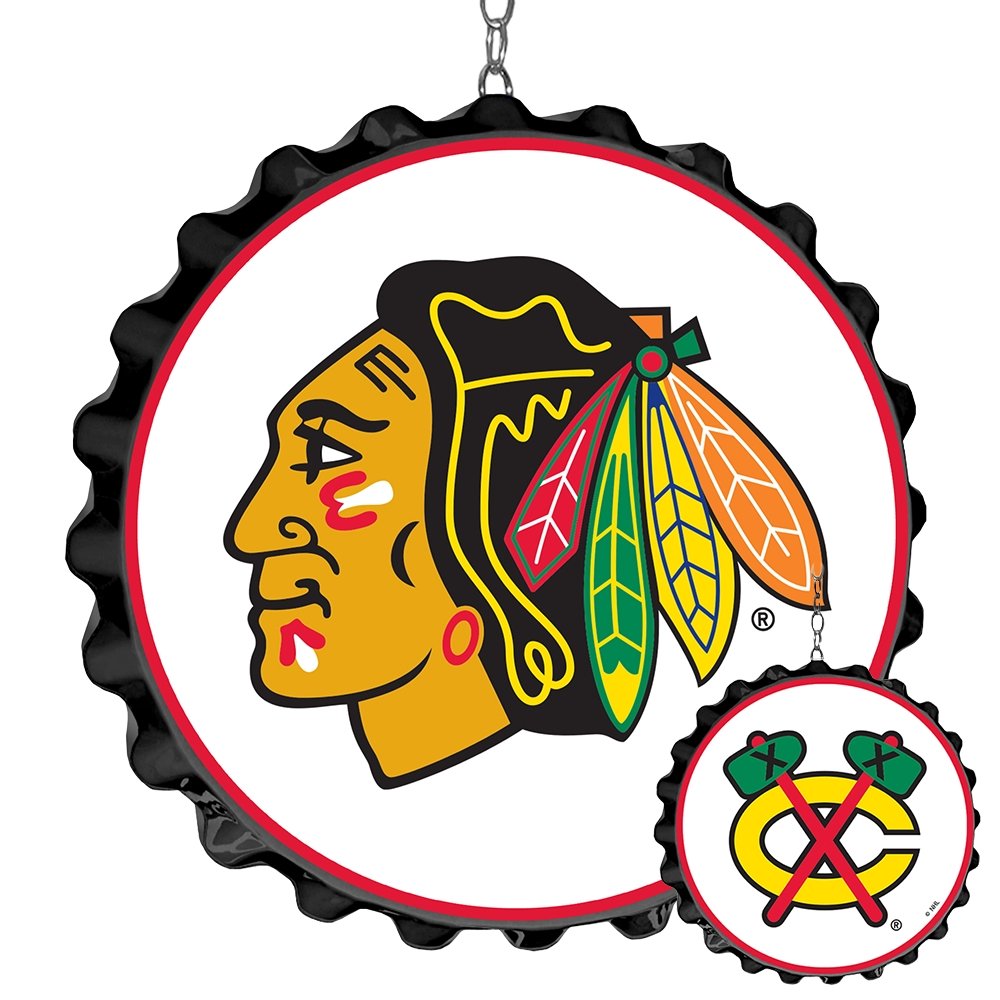 Chicago Blackhawks: Bottle Cap Dangler - The Fan-Brand