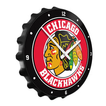 Load image into Gallery viewer, Chicago Blackhawks: Bottle Cap Wall Clock - The Fan-Brand