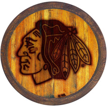 Load image into Gallery viewer, Chicago Blackhawks: Branded &quot;Faux&quot; Barrel Top Sign - The Fan-Brand