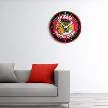 Load image into Gallery viewer, Chicago Blackhawks: Modern Disc Wall Clock - The Fan-Brand