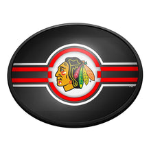 Load image into Gallery viewer, Chicago Blackhawks: Oval Slimline Lighted Wall Sign - The Fan-Brand