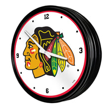 Load image into Gallery viewer, Chicago Blackhawks: Retro Lighted Wall Clock - The Fan-Brand