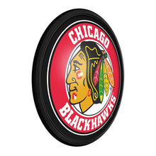 Load image into Gallery viewer, Chicago Blackhawks: Round Slimline Lighted Wall Sign - The Fan-Brand