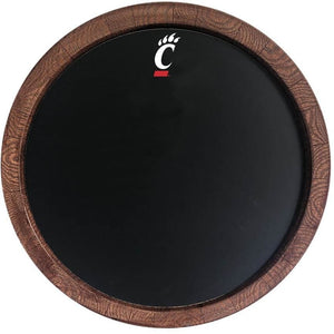 Cincinnati Bearcats: Chalkboard "Faux" Barrel Top Sign - The Fan-Brand